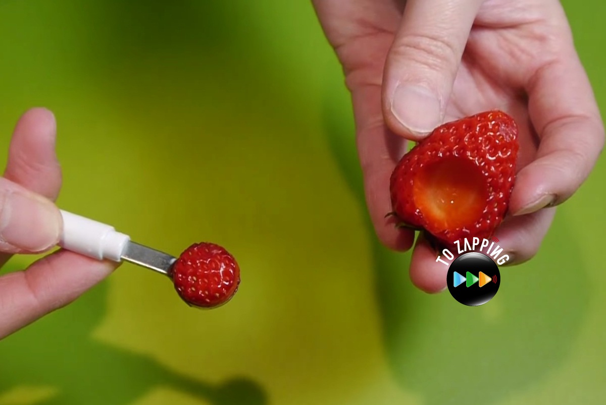 Cómo hacer muñeco de fresa con manzana