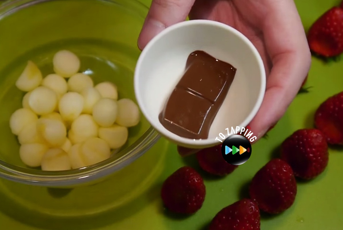 Cómo hacer muñeco de fresa con manzana