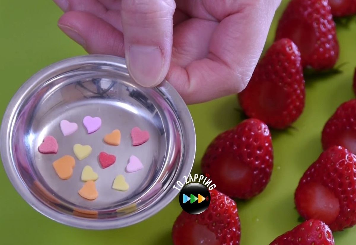 Cómo hacer muñeco de fresa con manzana