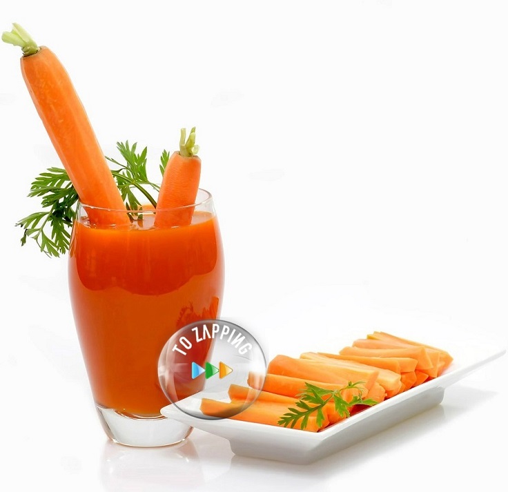 Pierde peso con zumo de naranja perejil y zanahoria